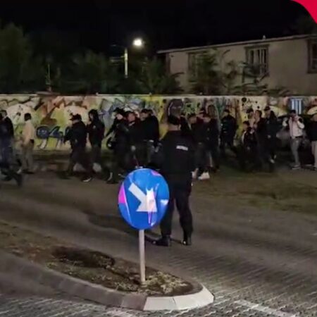 Brigada de dinamoviști se îndreaptă către stadionul Ion Oblemenco.