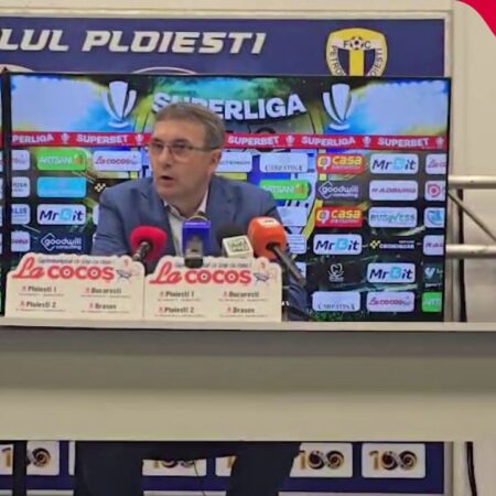 Eugen Neagoe, antrenorul Petrolului, după meciul cu Rapid: „Dacă nu era acel henț inventat, meciul se încheia 0-0”
