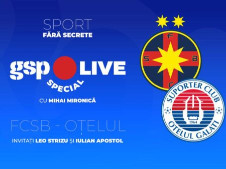 Oțelul » Roș-albaștrii își doresc victoria în campionat după o pauză de peste două luni! Comentăm la GSP Live Special