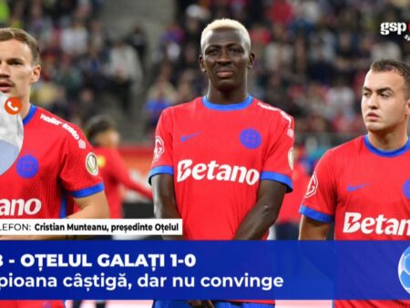 Președintele Oțelului, Cristi Munteanu, declarații la GSP Live Special după înfrângerea cu FCSB