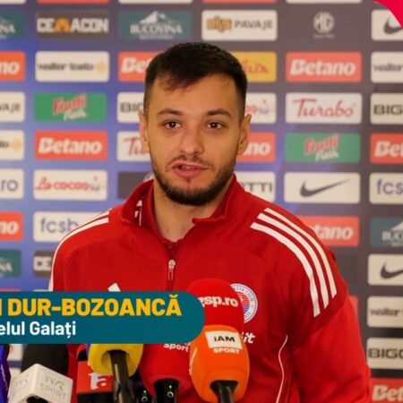 Portarul Oțelului, Dur-Bozoancă, a clarificat faza penalty-ului: „Din păcate, Cisotti a fost mai iute și l-am agățat”