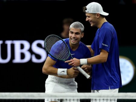 Echipa Europei conduce cu 3-1 după prima zi a Laver Cup » Carlos Alcaraz, urmărit din tribună de Bill Gates și jucătorii de la Golden State Warriors