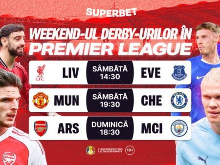 Rivalități și orgolii în Premier League! Ofertă specială pentru derby-urile etapei