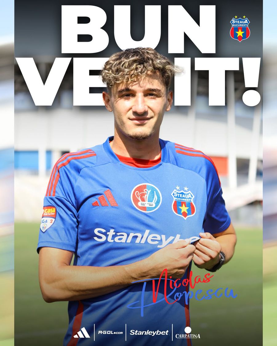 Nicolas Popescu, oficial la Steaua Nicolas Popescu a fost prezentat la noul său club