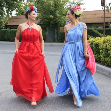 Fetele de aur Simona Radiș și Ancuța Bodnar, fermecătoare pe podiumul de modă: „Ca niște prințese!”