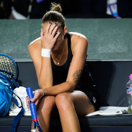 „După ce a părăsit terenul într-un scaun cu rotile, s-a întors triumfător! Liderul mondial, adversar al Simonei Halep, trăiește o revenire emoționantă.”