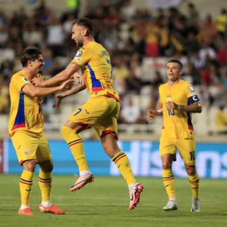 Gol magnific marcat de Drăguș împotriva Ciprului! Pasă genială din partea lui Marin + Gestul lui Mircea Lucescu