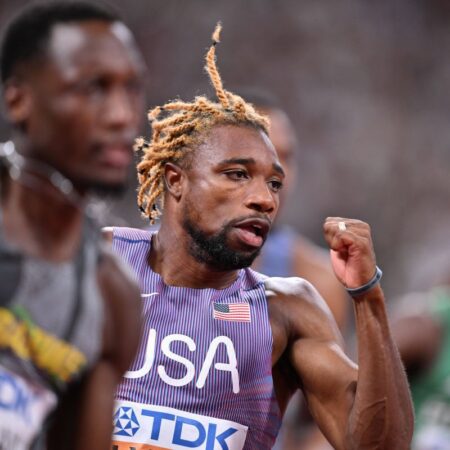 Noah Lyles s-a calificat în finala probei de 200 de metri la Mondiale cu cea mai bună performanță a sezonului