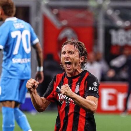 Scena cu Luka Modric a făcut vâlvă în Italia, după derby-ul Milanului.