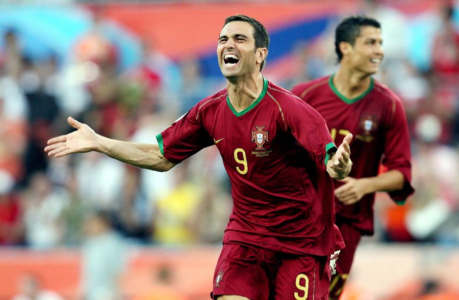 Pauleta, după marcarea unui gol la Campionatul Mondial 2006, în meciul Portugalia - Iran (2-0), jucat la Koln. Foto: Imago „Vulturul din Azore”, revine pe teren la Legends Charity Game