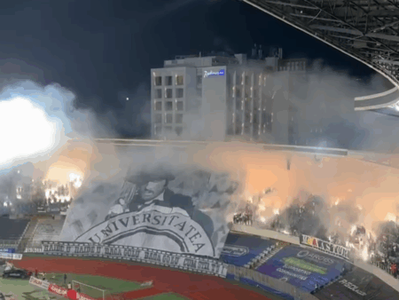 Invitat special și coregrafie inspirată de „Mărgelatu” la derby-ul U Cluj