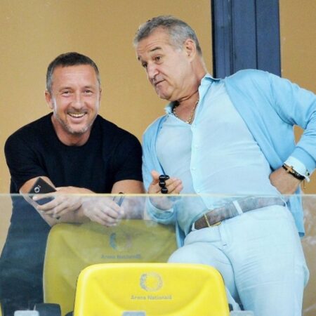Bună dimineața, FCSB! Gigi Becali și Mihai Stoica îmbrățișează tendințele din Champions League și fac echipă.