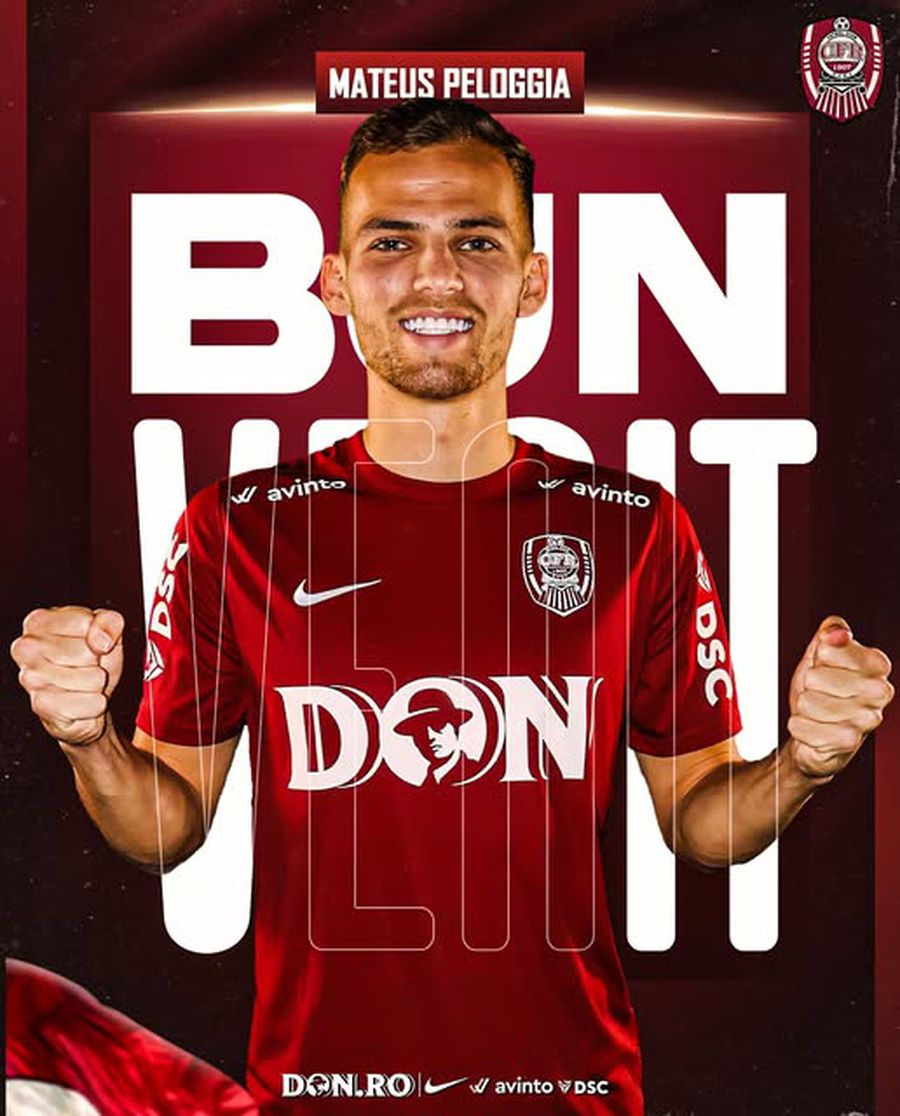 CFR Cluj a anunțat transferul unui brazilian de 22 de ani