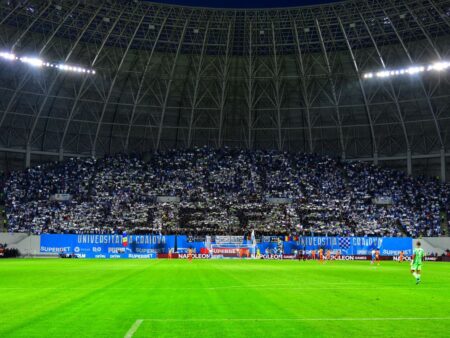 Universitatea Craiova a primit sancțiunea, după incidentul „F*** UEFA” » Crainicul stadionului, suspendat și el