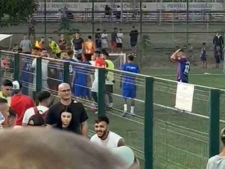 Scene violente la meciul din cadrul Zilelor Târgoviștei: Antrenor atacat și amenințat cu un cuțit.
