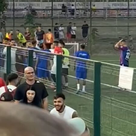 Scene violente la meciul din cadrul Zilelor Târgoviștei: Antrenor atacat și amenințat cu un cuțit.