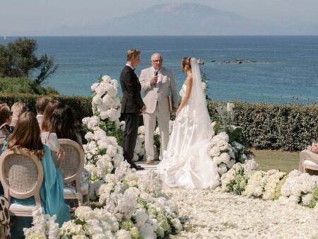 Fost jucător din Top 10 a sărbătorit o nuntă de vis în Grecia
