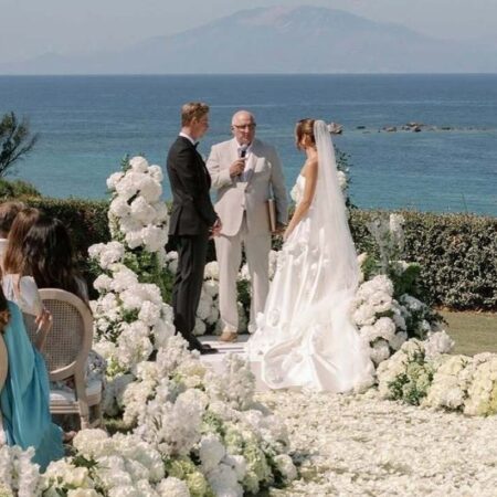Fost jucător din Top 10 a sărbătorit o nuntă de vis în Grecia