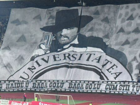 Prezență strălucită la derby-ul din Cluj! Un actor legendar este un mare susținător al U Cluj