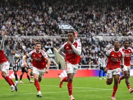Arsenal câștigă în minutul 90+6 în derby-ul cu Newcastle! Meciul a fost transmis în direct pe VOYO.