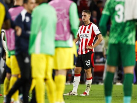 Colegul lui Dennis Man și-a pierdut cumpătul după PSV – Union St. Gilloise: „Ne temeam să cerem mingea”