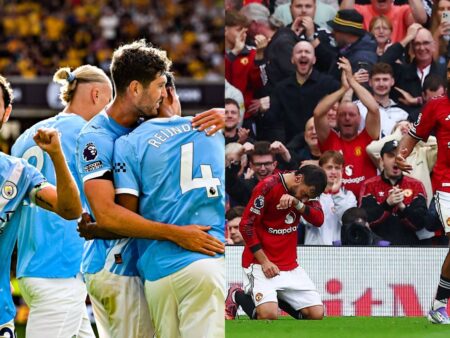 Manchester City – Manchester United, LIVE pe VOYO, de la 18:30! Derby-ul etapei din Premier League, plin de rivalitate.