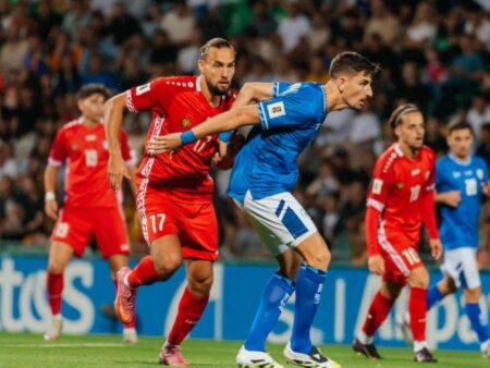 Horror peste Prut! Israel a devastat Moldova la Chișinău în preliminarii, cu patru jucători din Superliga României în teren.