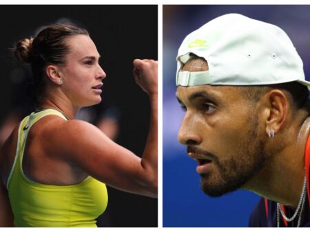 „Uitați-vă cât de stresat este!” Aryna Sabalenka are încredere că-l va înfrunta pe Nick Kyrgios în „Bătălia Sexelor”, difuzată exclusiv pe VOYO.