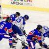 Hochei pe gheață în căldură de 30-35 de grade! Steaua, meci spectaculos cu eterna rivală Miercurea Ciuc