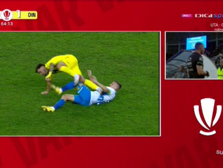 Marius Avram a intervenit în direct la TV și a oferit verdictul în legătură cu faza contestată din meciul Craiova – Dinamo.