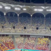 Vântul suflă pe Arena Națională în meciul FCSB – Oțelul. Cum se prezintă tribunele?