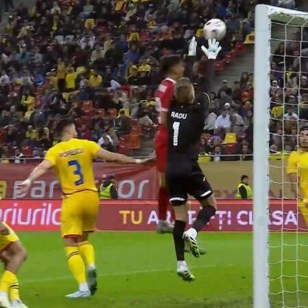 Reacție fermă, în urma golului controversat marcat în România