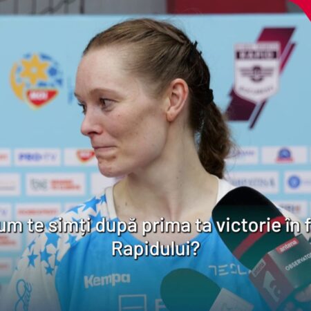 Anne Mette Hansen, după succesul CSM București împotriva Rapidului: „Este întotdeauna plăcut să joci astfel de meciuri, e ceva special. Ne pregătim acum pentru meciul din Liga Campionilor.”