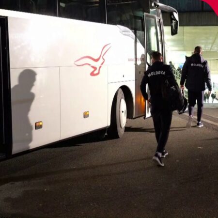 România – Moldova. Camioanele ambelor echipe au sosit la Arena Națională