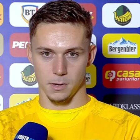 Louis Munteanu a marcat primul său gol pentru națională: „Așa ne cere Mister”