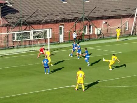 România U19 – Cipru U19 » „Tricolorii” înscriu al doilea gol
