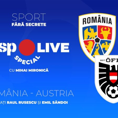 Pauză în România – Austria » Reacții la GSP Live Special: „Cea mai bună repriză a mandatului lui Lucescu!”