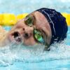 Leon Marchand, primul sub linie în proba de 200 m liber; Luke Hobson, calificat cu cel mai bun timp în finala de la Carmel.