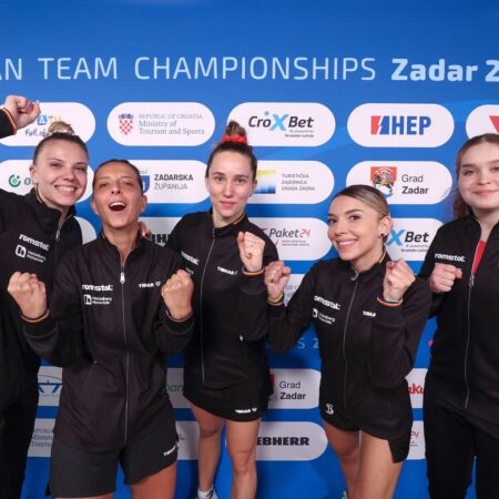 Echipa feminină a României, din nou în finala Campionatului European de tenis de masă » Victorie cu 3-0 împotriva Olandei