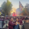 Fanii Rapidului, demonstrație pe străzi înainte de derby-ul cu Dinamo: un jucător s-a alăturat galeriei!