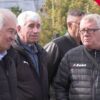 Foști mari jucători ai Universității Craiova și-au adus omagiu la mormântul lui Ilie Balaci.
