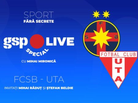 FCSB – UTA » Roș-albaștrii vizează revenirea în competiție