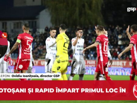 IOANIȚOAIA LA ZI » Directorul GSP analizează ultimele meciuri din Superligă: „Botoșaniul este acum o certitudine”