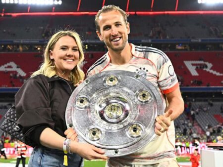 Bayern se bazează pe soția lui Harry Kane în negocierile pentru atacantul său!