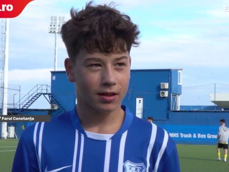 Bogdan Ilie, după succesul U16 al Farului în Cupa României