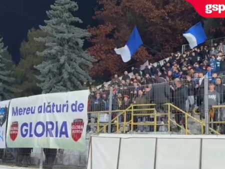 Galeria bistrițeană susține echipa favorită înaintea meciului din Cupa României cu FCSB