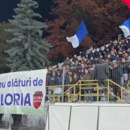 Galeria bistrițeană susține echipa favorită înaintea meciului din Cupa României cu FCSB