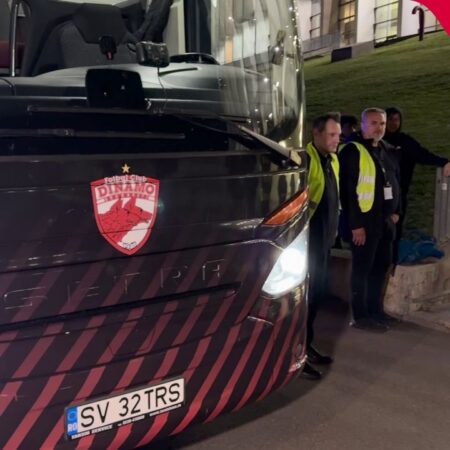 Dinamo vs. CFR Cluj » Autocarul „câinilor roșii” a sosit la stadion