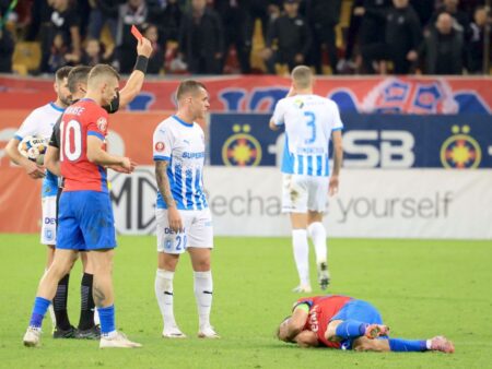 Ce neregulă! A observat „ROȘU” în FCSB
