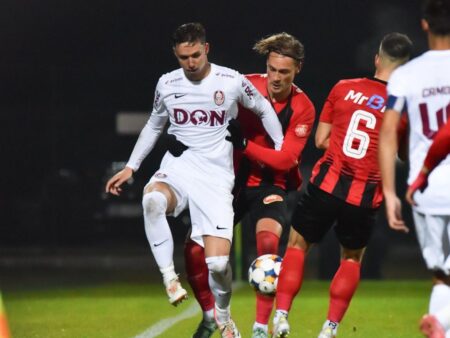 Premieră în fotbalul românesc: Jucător sancționat după un gol în Superligă – „Nu sunt de acord”